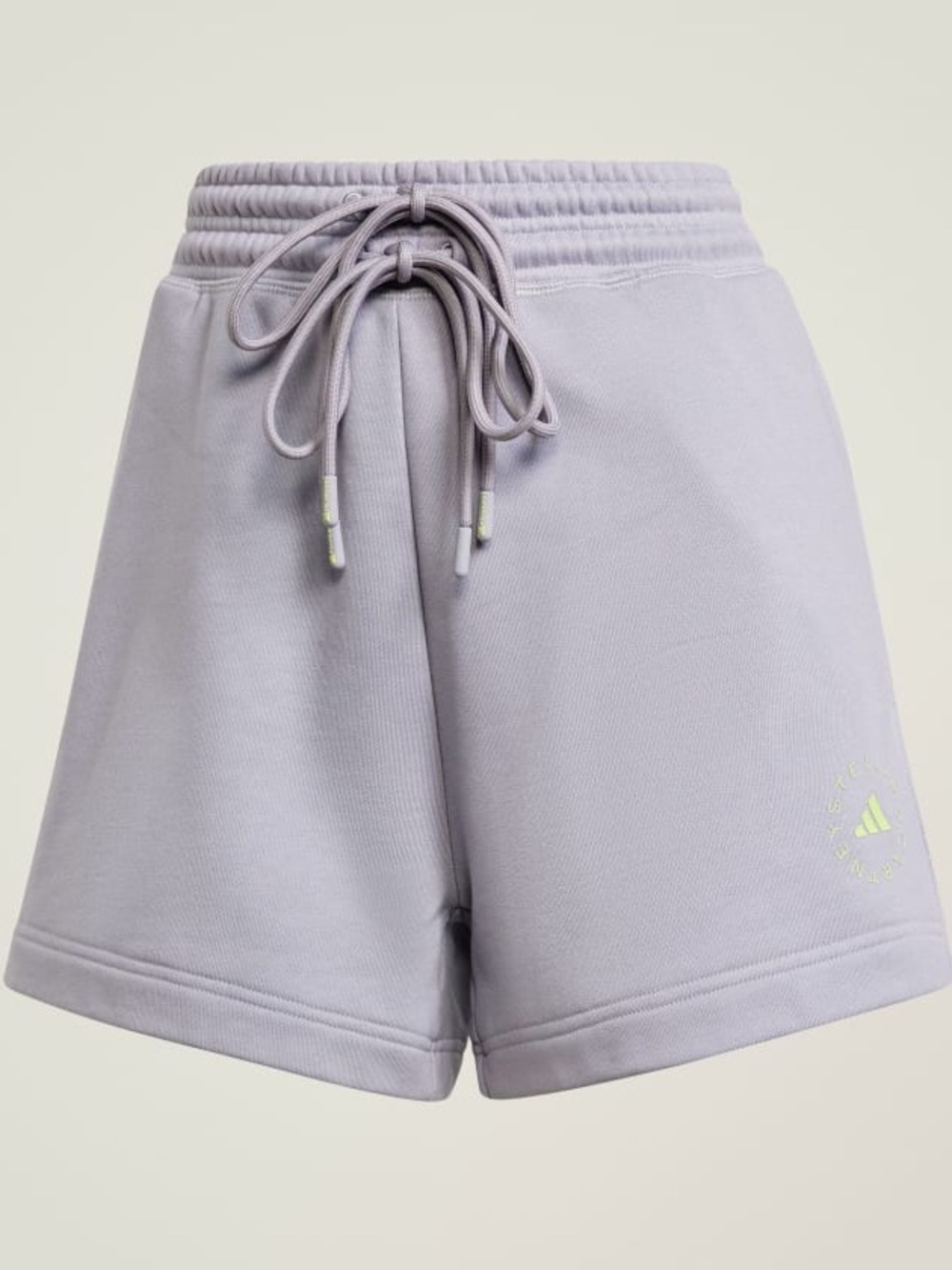 Stella McCartney Taupe Drawstring Athletic Shorts - Picture 2 of 13